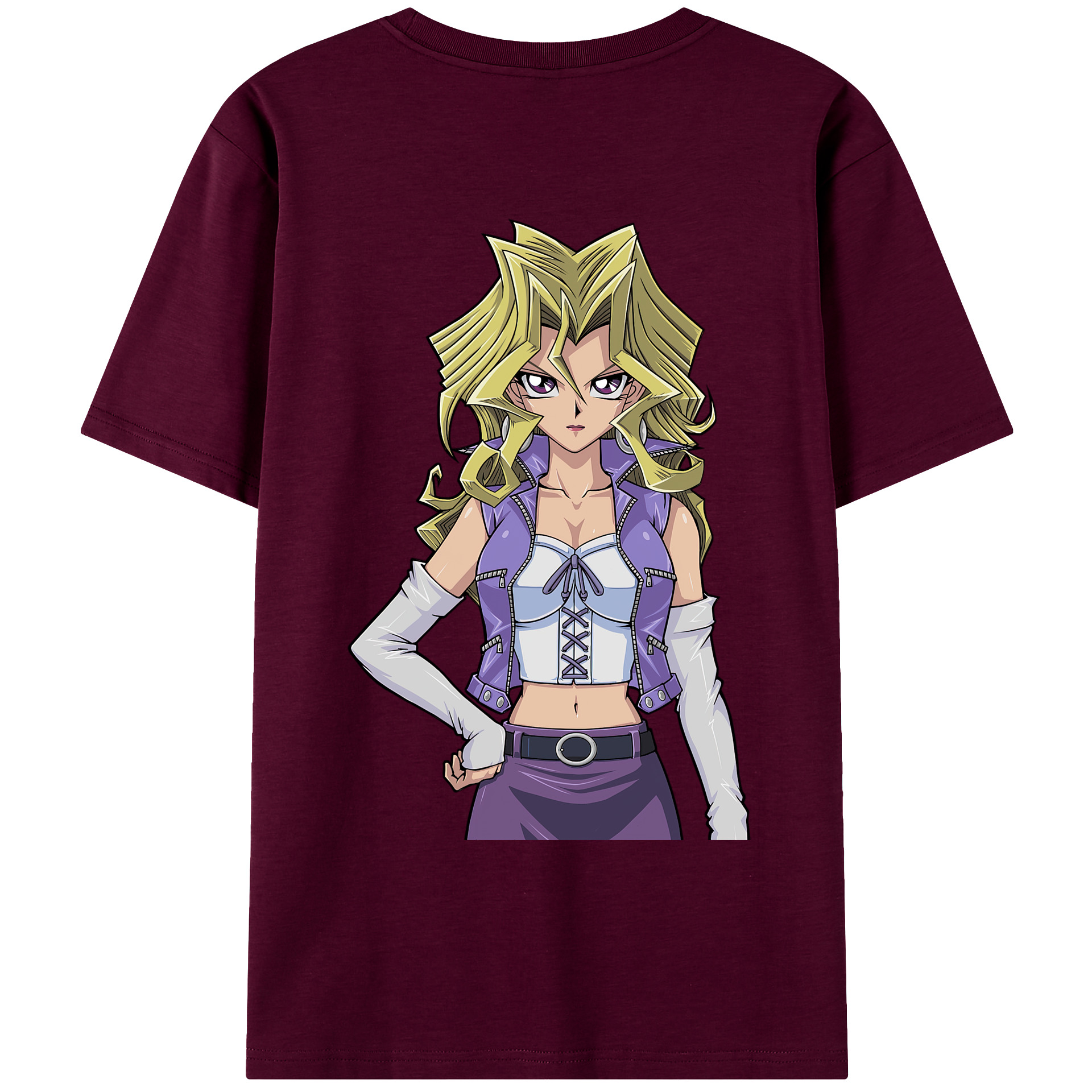 （画像用） 遊☆戯☆王 Yu-Gi-Oh! レディース半袖Tシャツ(バックプリント)